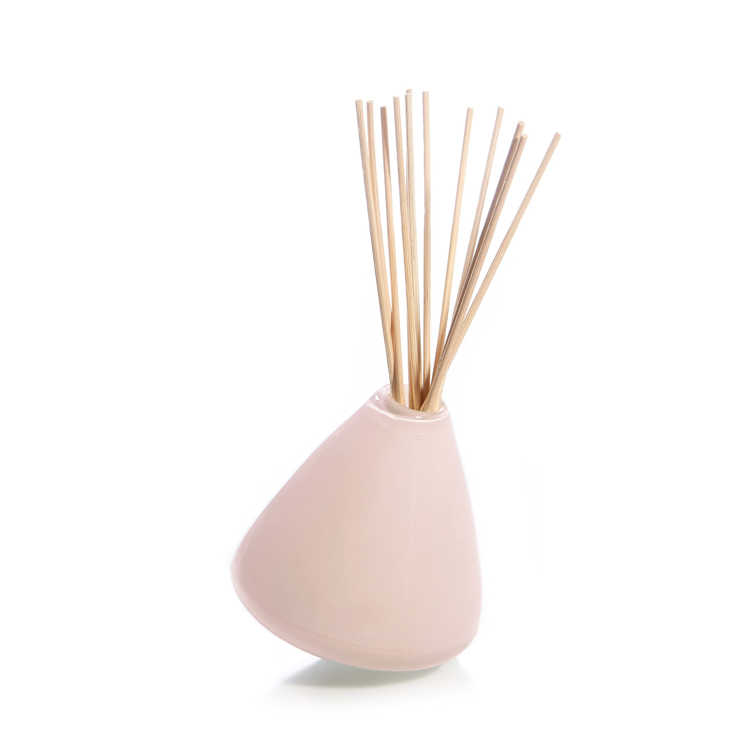 Premium Jasmine & Rose Scented Essential Oil Diffuser Set - Glass Aromatherapy Diffuser for Home, Office, Spa & Yoga Relaxation