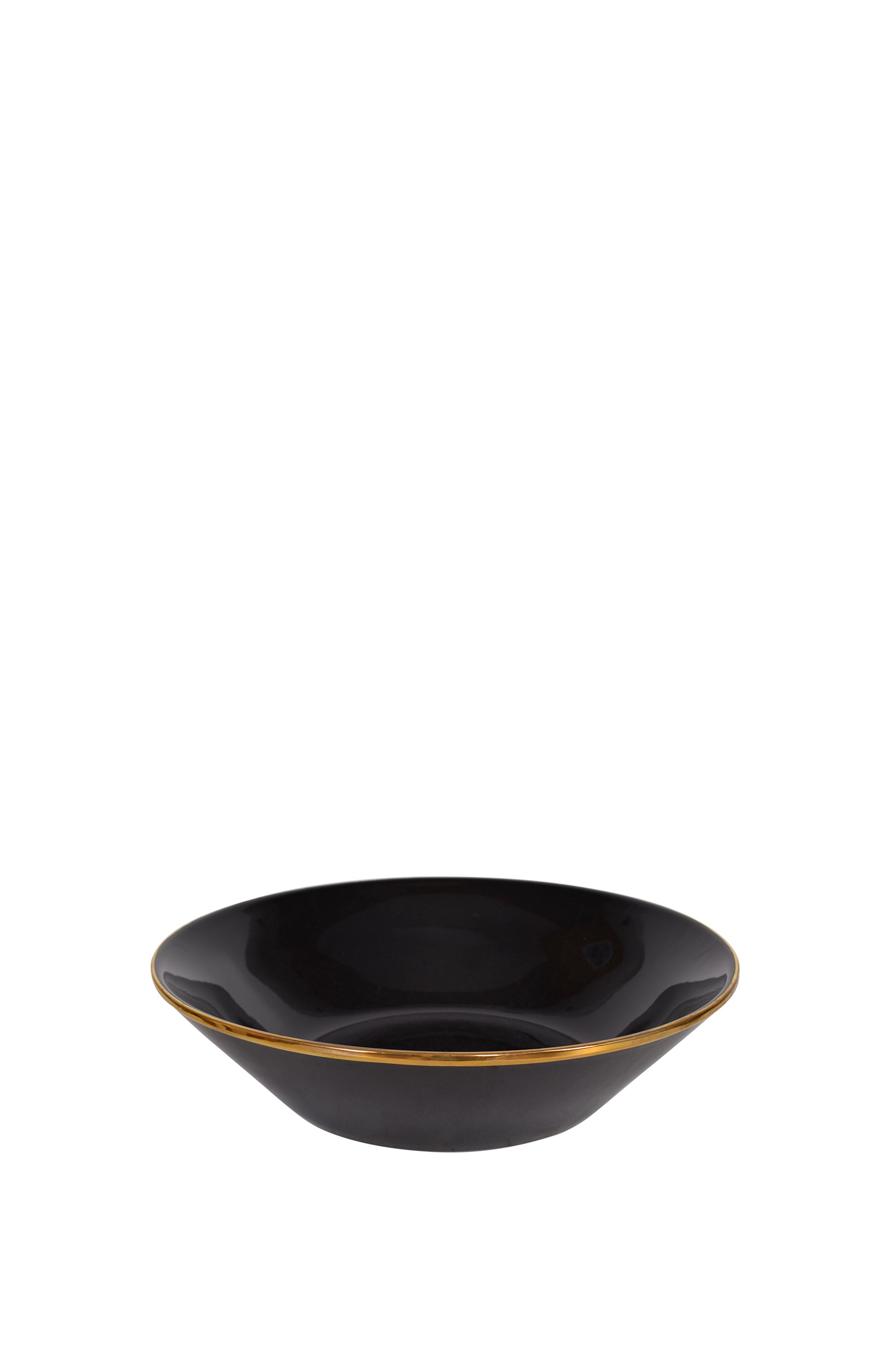 Premium Husk Black Glazed Bowl - Elegant Handcrafted Ceramic Serving Bowl for Salads, Soups & Desserts - Perfect for Dining, Entertaining & Home Decor