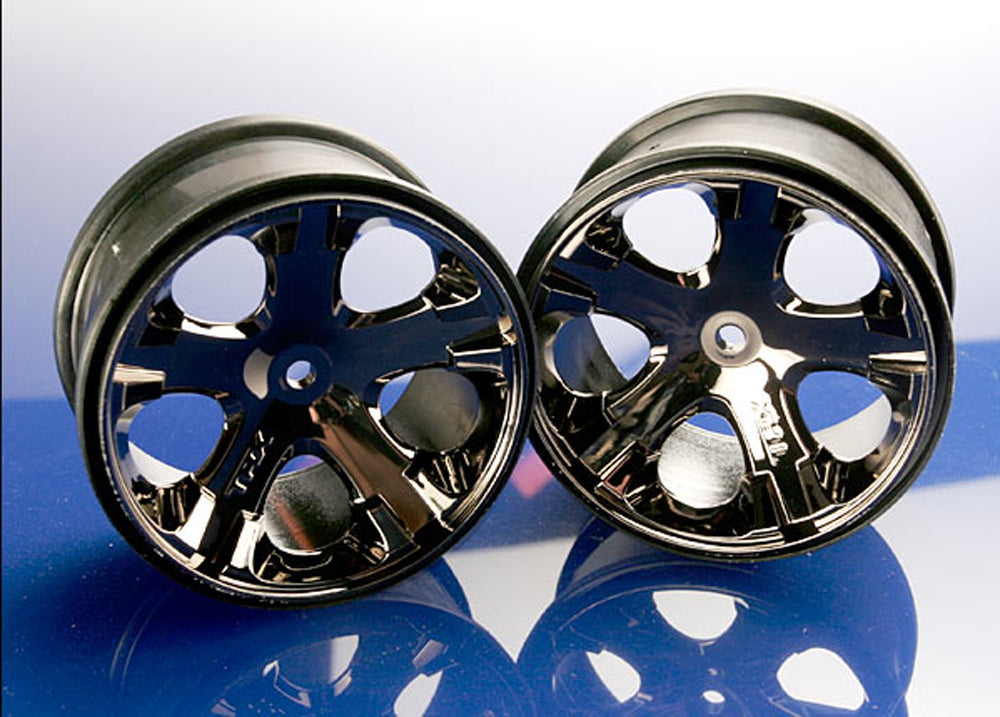 All Star 2.8 Wheels - Black Chrome Electric Rear Wheels for Skateboards & Longboards | Perfect for Commuting, Cruising & Street Riding