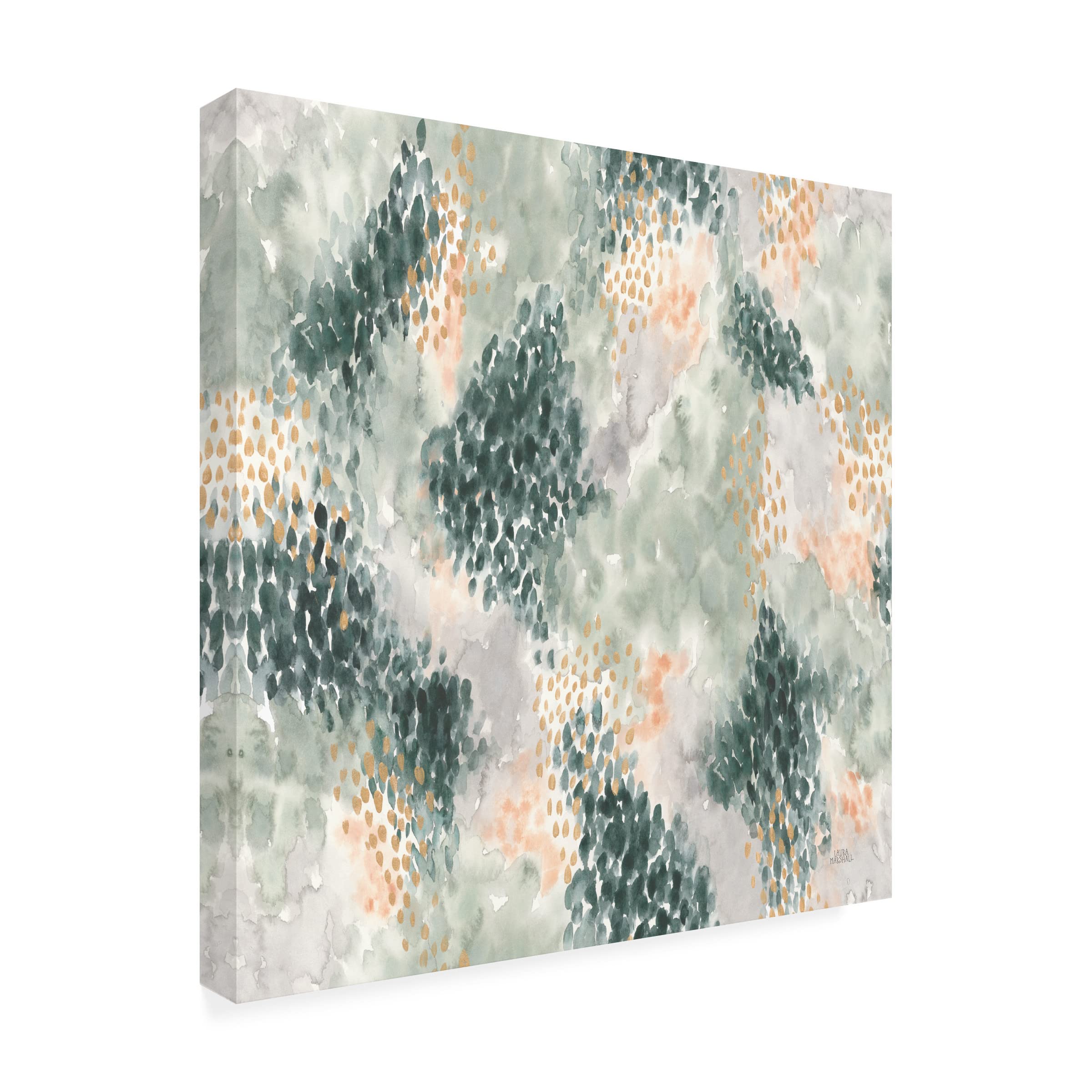 Laura Marshall 'Spring Blooms Pattern III' Canvas Wall Art - Floral Home Decor for Living Room, Bedroom & Office | Trademark Fine Art