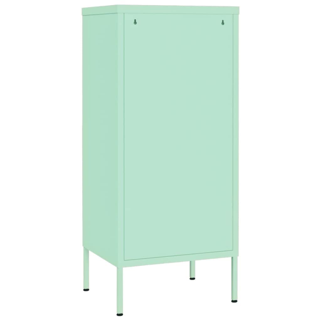 Steel Storage Cabinet with Single Door & 2 Adjustable Shelves - 16.7
