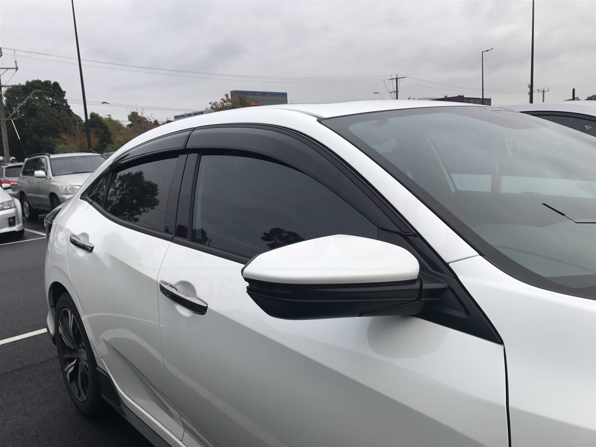 Weather Shields for Honda Civic Hatchback 10th Gen (2017-2021) - Durable Wind & Rain Protection - Perfect for All-Weather Driving & Outdoor Parking