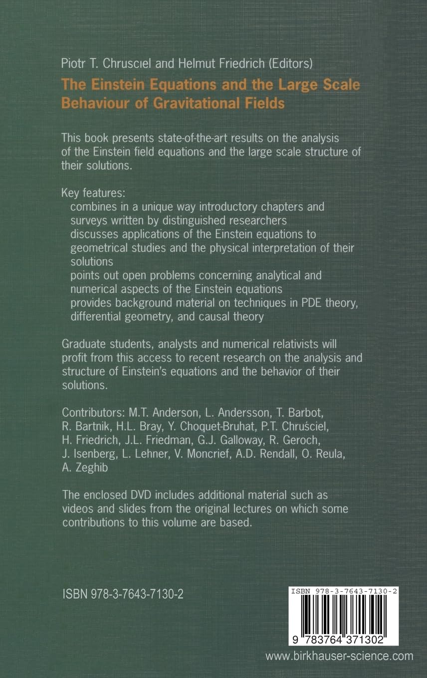 The Einstein Equations & Large-Scale Gravitational Field Behavior: 50 Years of Cauchy Problem in General Relativity | Physics Research & Astrophysics Studies