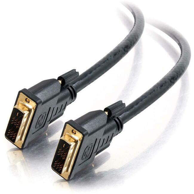 25Ft DVI-D Plenum Male to Male Cable - High-Speed Digital Video Connection for Home Theater, Gaming & Office Setup