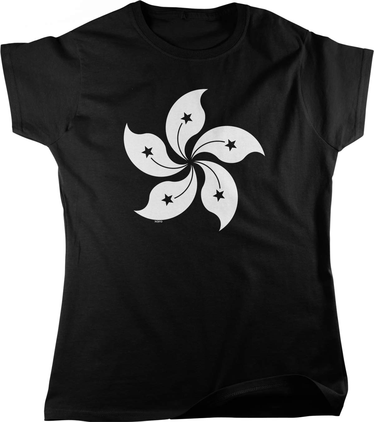 Hong Kong Orchid Women's T-Shirt - Soft Cotton Casual Tee for Everyday Wear | Floral Print Short Sleeve Top | Perfect for Summer Outfits, Travel & Casual Dates