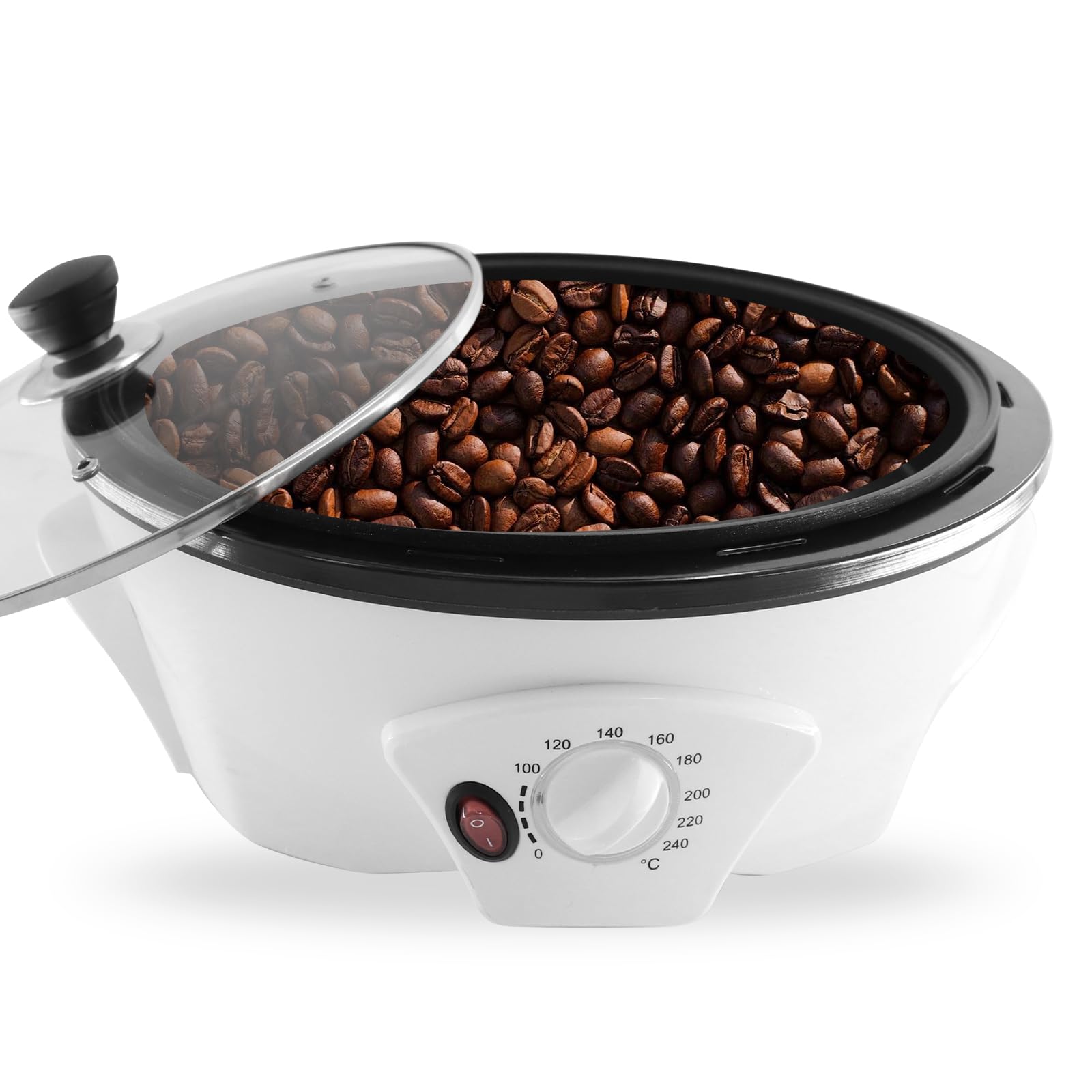 750g Electric Coffee Roaster Machine for Home Use - 110V Coffee Bean Roaster with Adjustable Temperature - Perfect for Fresh Roasting Coffee Beans at Home, Gifts for Coffee Lovers