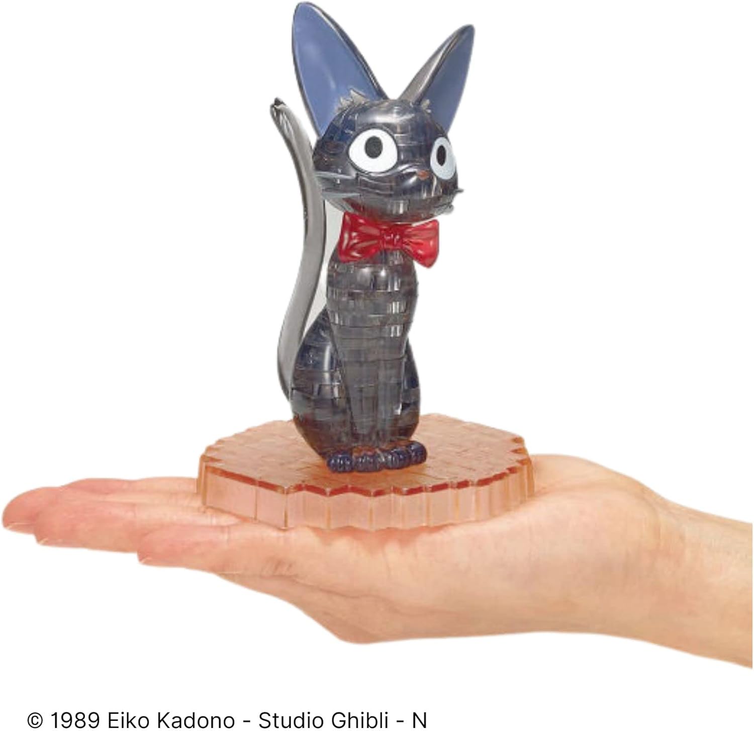 3D Jiji Crystal Puzzle - Ghibli's Kiki's Delivery Service Model Kit | DIY Assembly Toy for Anime Fans & Collectors | Perfect Gift for Studio Ghibli Lovers, Home Decor & Office Display