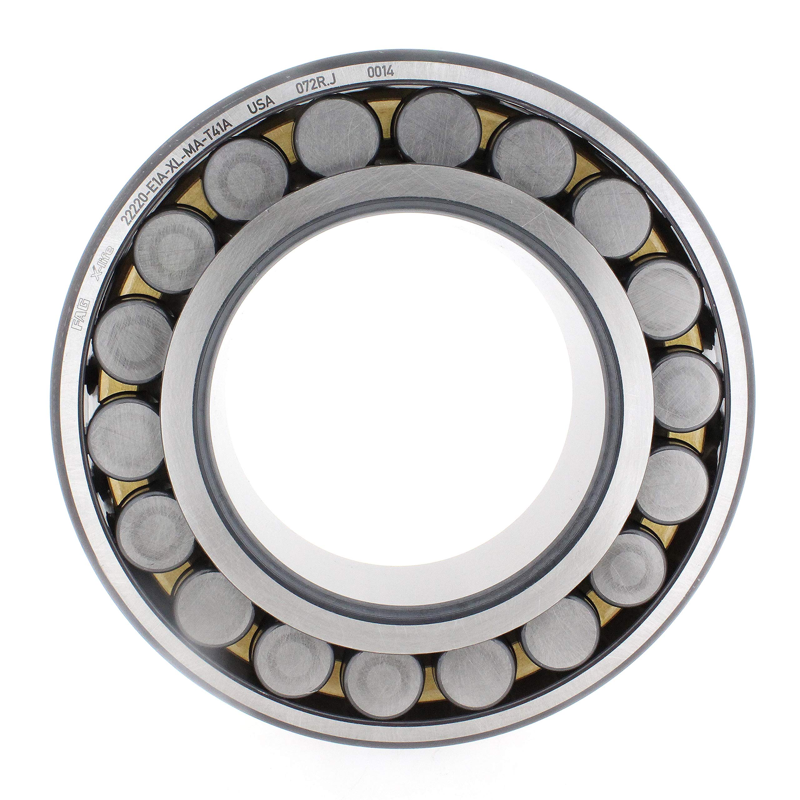FAG 22220-E1A-XL-MA-T41A Spherical Roller Bearing 100x180x46mm - Heavy Duty Industrial Bearing for Machinery, Pumps, and Gearboxes