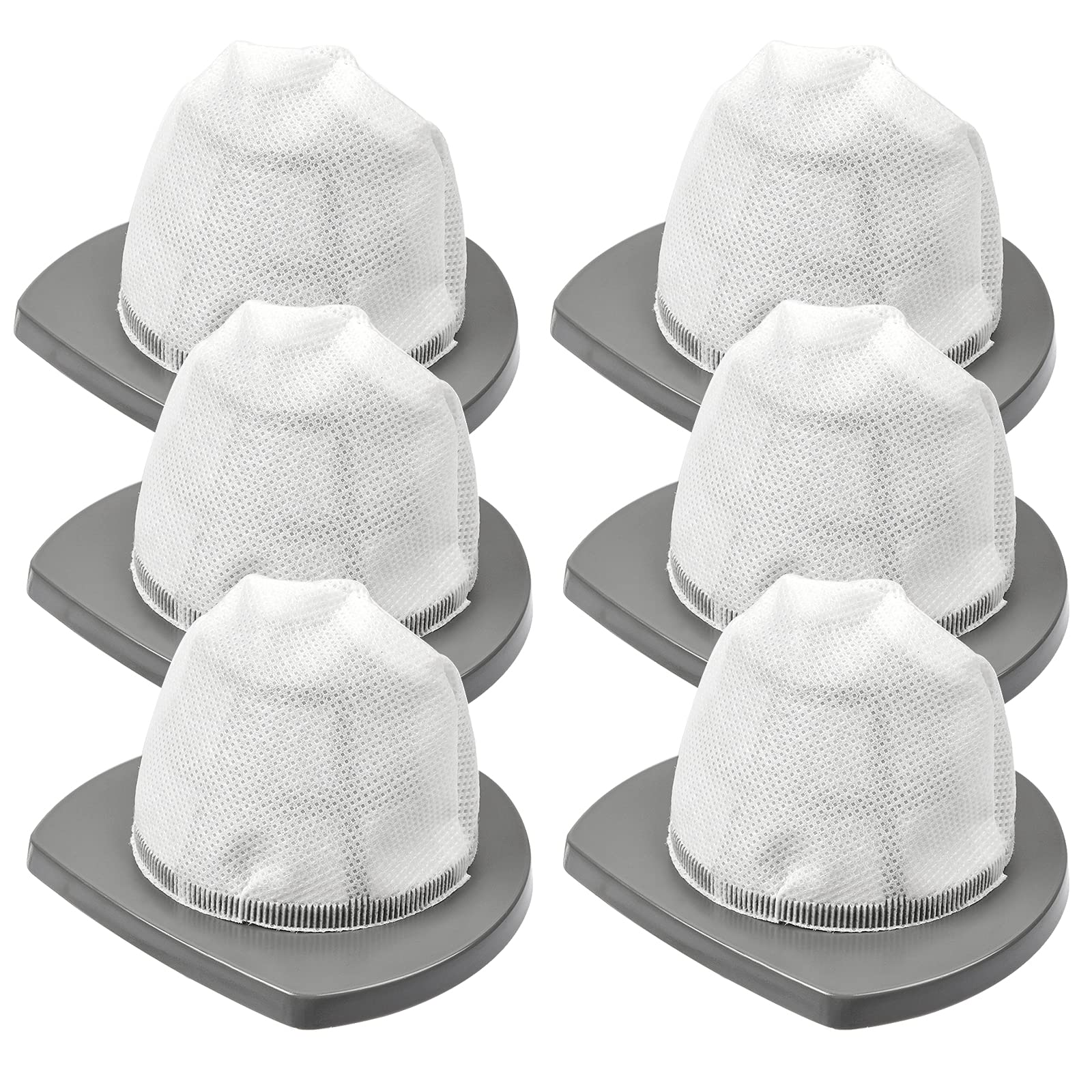 KEEPOW 6-Pack Vacuum Filters Compatible with Bissell Featherweight Stick 2033 Series (2033, 20331, 20333, 20336, 20339, 2033M) - Replacement HEPA Filter for Lightweight Bagless Vacuum Cleaners - Perfect for Pet Hair, Dust & Allergen Removal in Home Cleaning