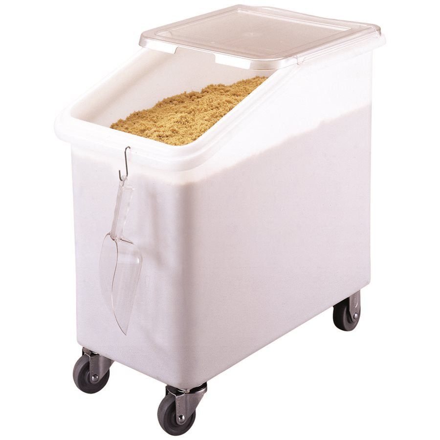 Cambro IBS27148 27 Gallon Food Storage Container with Sliding Lid - Perfect for Commercial Kitchens, Restaurants, and Bulk Ingredient Organization