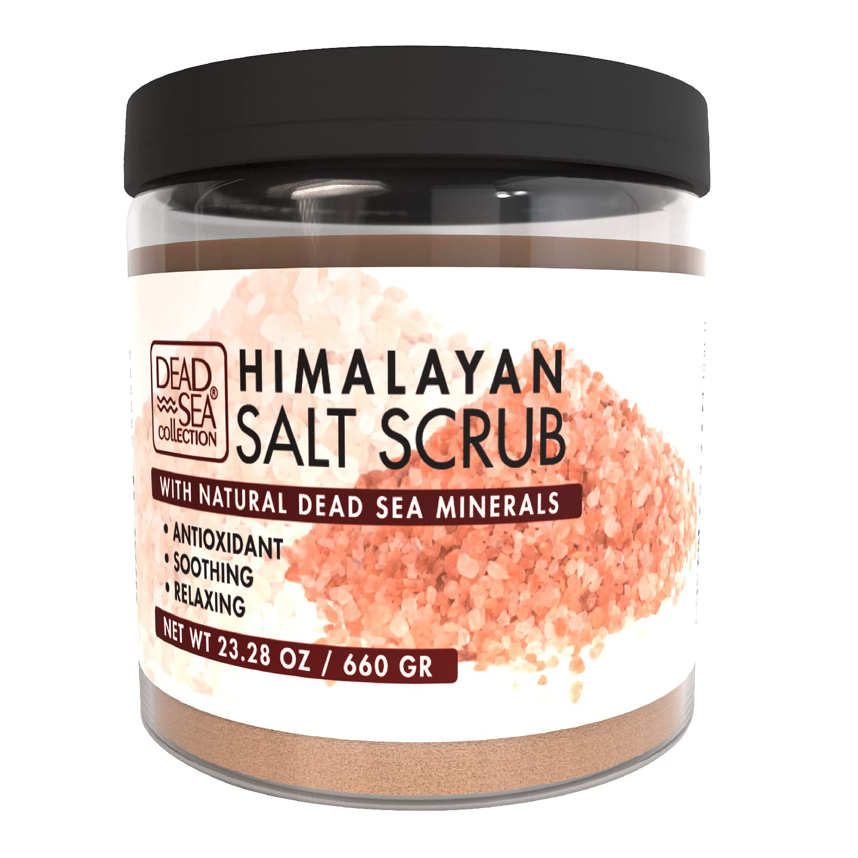 Dead Sea Collection Coconut Body Wash, Himalayan Salt Body Scrub & Bath Salts Bundle - Spa Quality Skincare Set for Dry Skin, Exfoliation & Relaxation - Perfect for Home Spa Day & Self-Care Routine