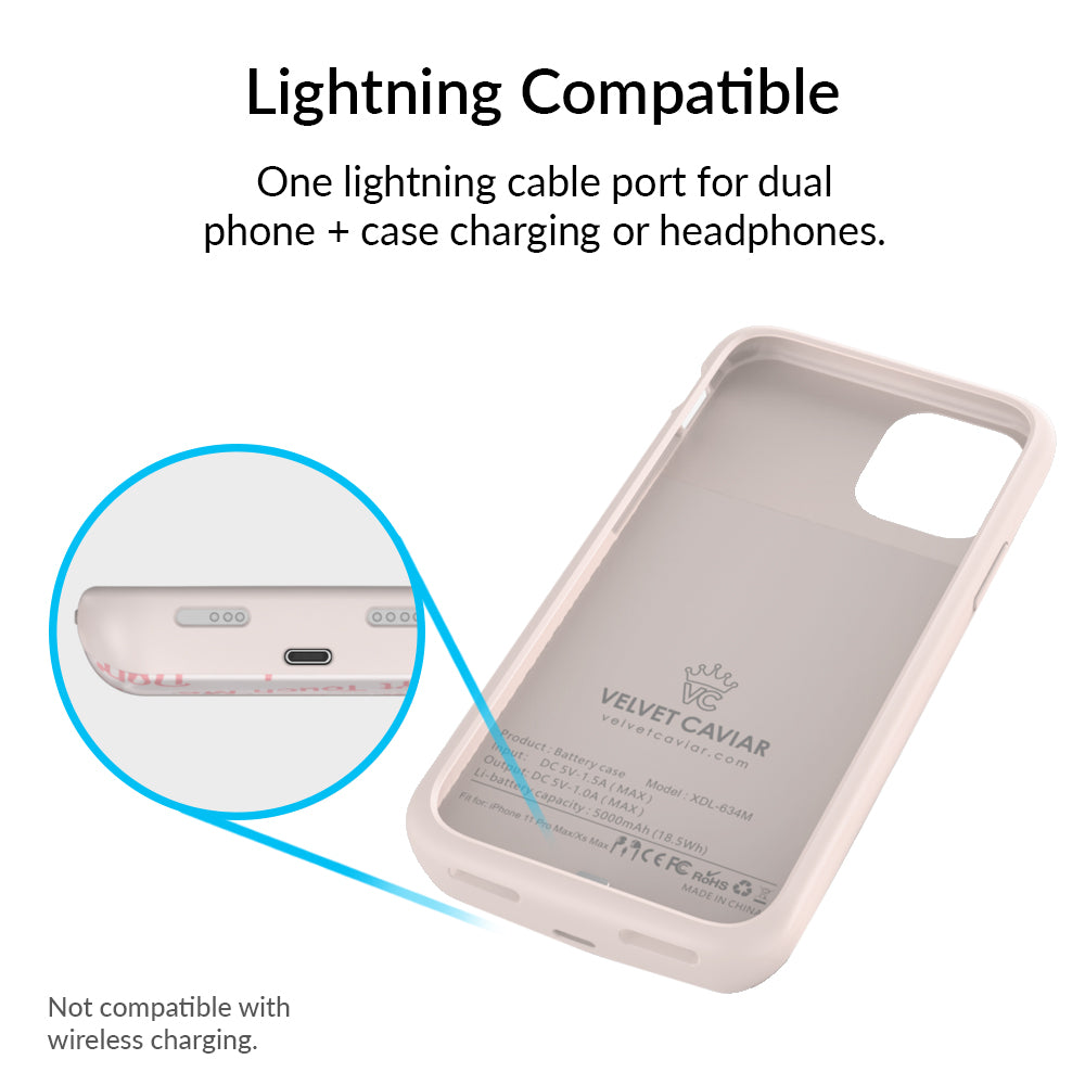 Don't Touch Me iPhone Charging Case - Shockproof Protective Phone Cover with Built-in Battery for iPhone [Model] | Perfect for Outdoor Adventures, Travel & Daily Use