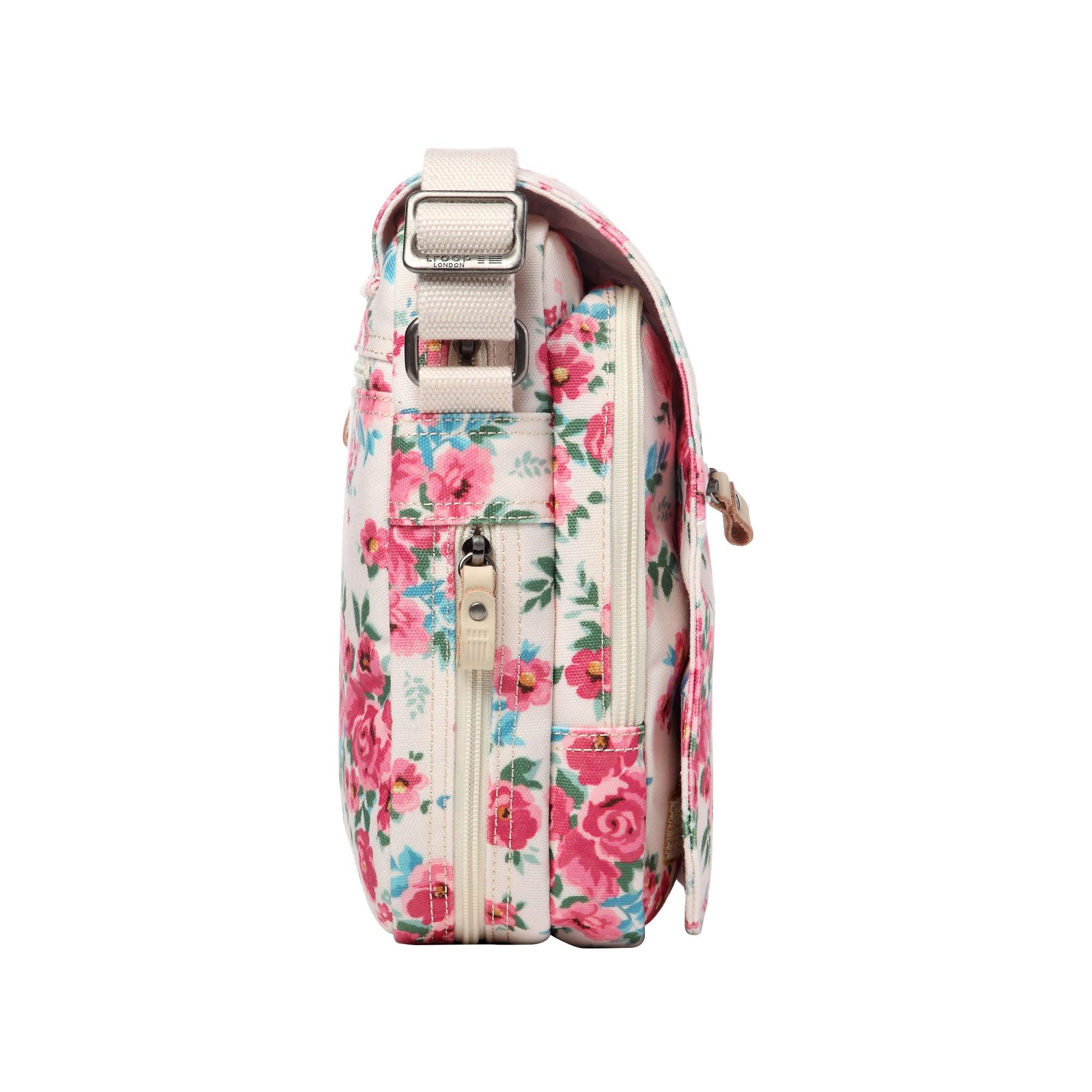 TRP0238 Troop London Classic Canvas Crossbody Bag - Stylish & Durable for Travel, Work & Everyday Use