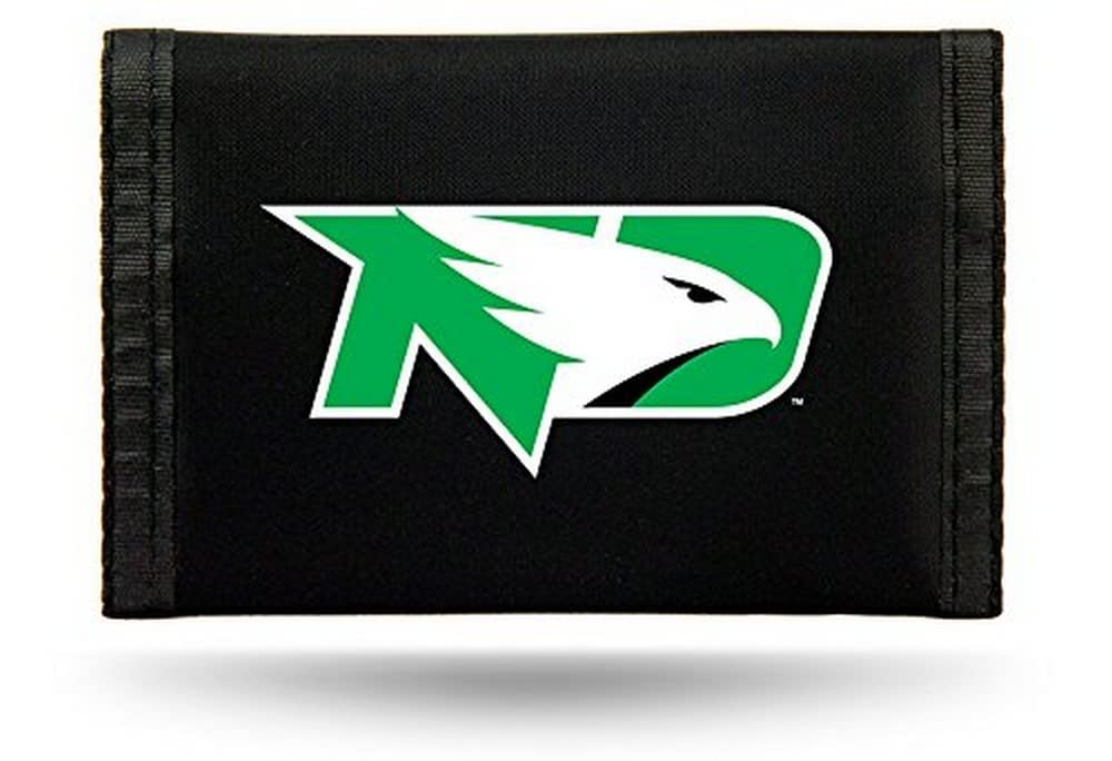 NCAA Licensed Nylon Tri-Fold Wallet for Men - Durable & Slim Design - Perfect for College Sports Fans, Everyday Carry & Travel Accessories