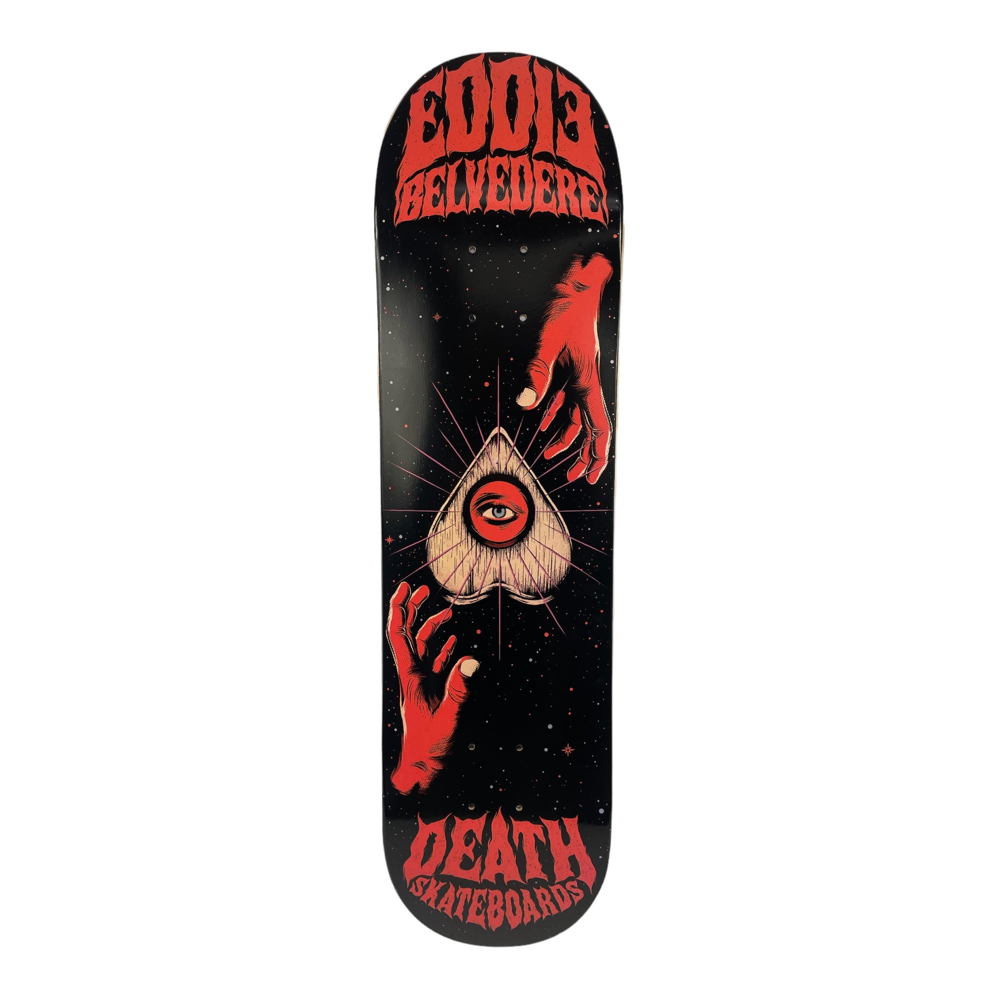 Eddie Belvedere Psychic Pro Deck by Death Skateboards - Choose Your Size - Perfect for Street Skating and Skate Park Tricks