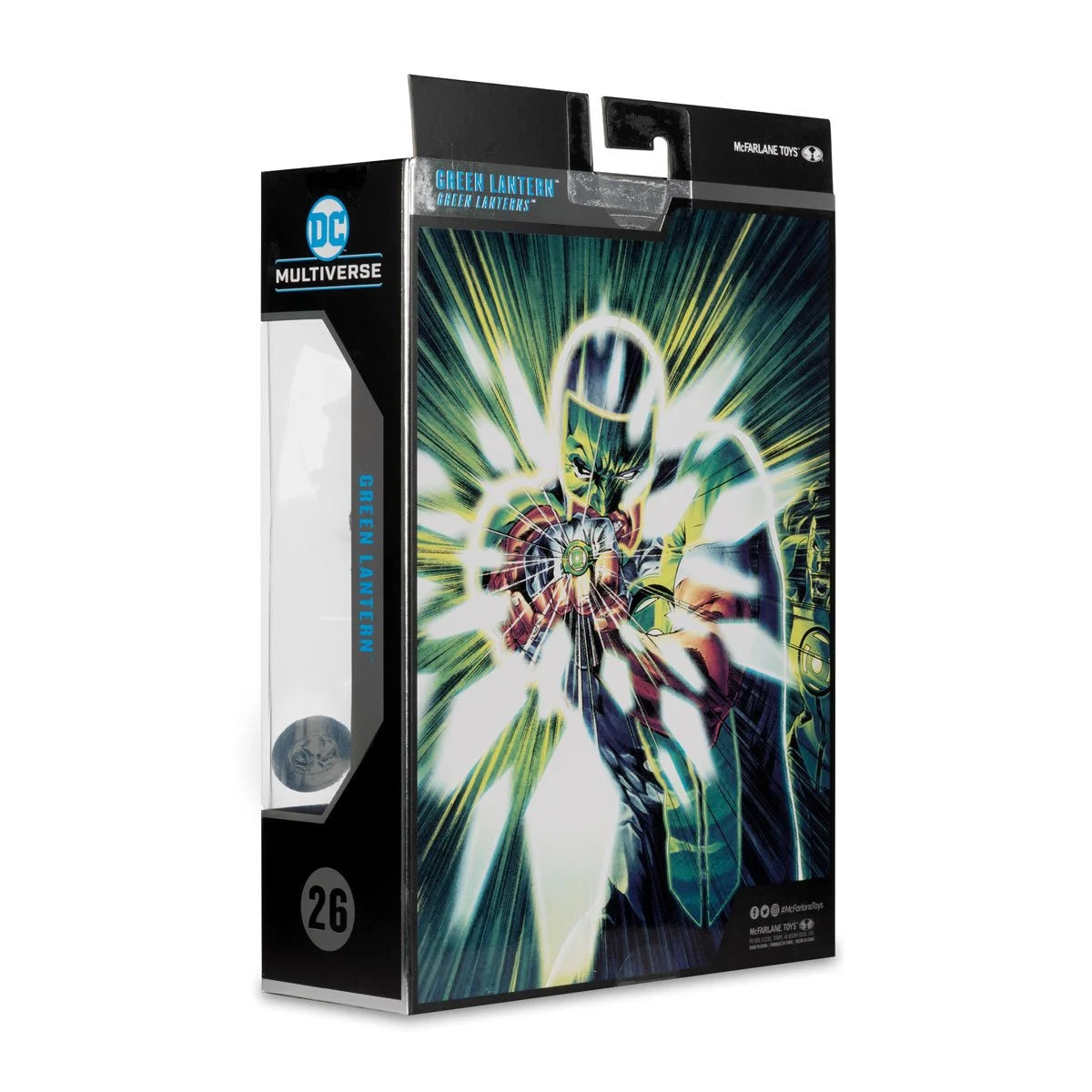 Green Lantern Simon Baz Platinum Edition DC Multiverse 7-Inch Collector Action Figure - Perfect for DC Comics Fans, Display & Cosplay Accessories