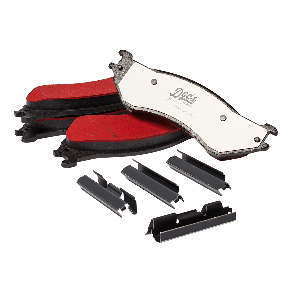 Doc's Diesel Dodge RAM 5.9L Cummins Severe Duty Rear Brake Pads for 2001-2002 Models - Heavy Duty Truck Braking Performance for Towing & Off-Road Use