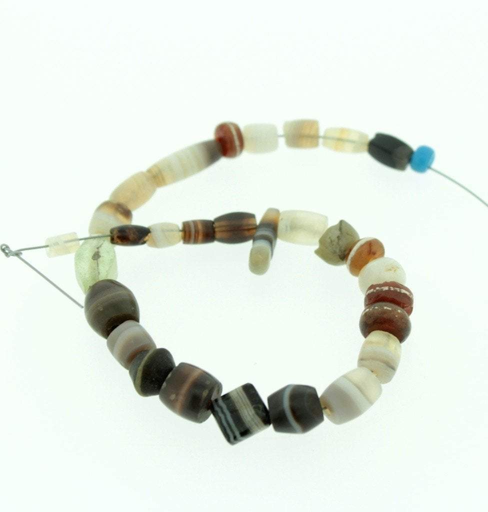 Authentic Sulemani Beads - Premium Ancient Healing Gemstone Bracelet for Meditation, Spiritual Protection & Positive Energy | Yoga, Chakra Balancing & Holistic Wellness Accessories