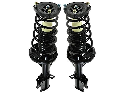 Rear Strut and Coil Spring Assembly - Set of 2 - Compatible with 1993-2002 Toyota Corolla - Front Suspension Replacement for Smoother Ride & Better Handling