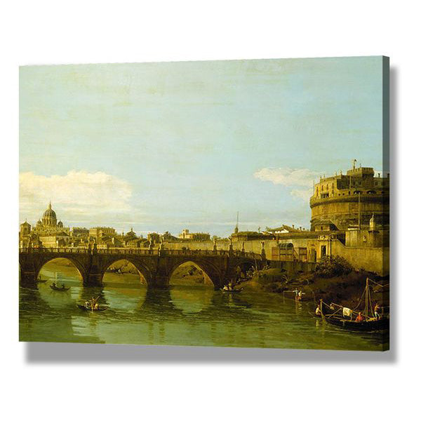 View of the Tiber with the Castel Sant'Angelo