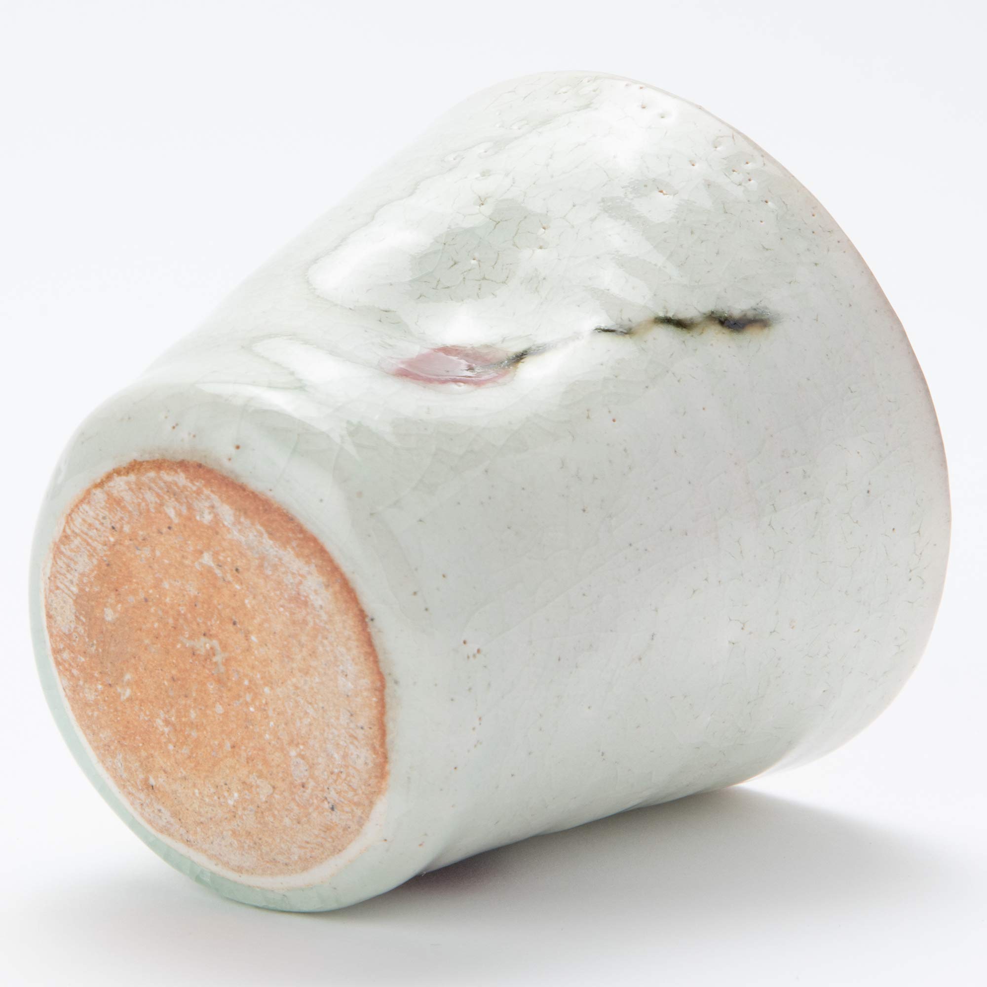 Handmade Japanese Shigaraki Ware Hechimon Ceramic Tea Cup - Cherry Blossom Design, Authentic Pottery for Matcha, Sencha & Hot Beverages - Perfect for Tea Ceremonies, Home Decor & Unique Gifts