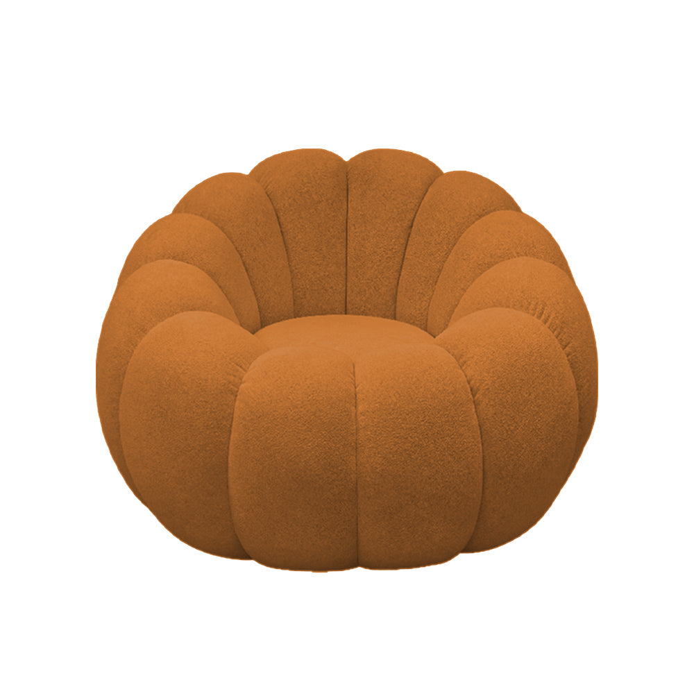 Lucia Swivel Armchair - Modern Upholstered Accent Chair with 360° Rotation, Comfortable Lounge Chair for Living Room, Bedroom, Office - Perfect for Relaxing, Reading & Home Decor