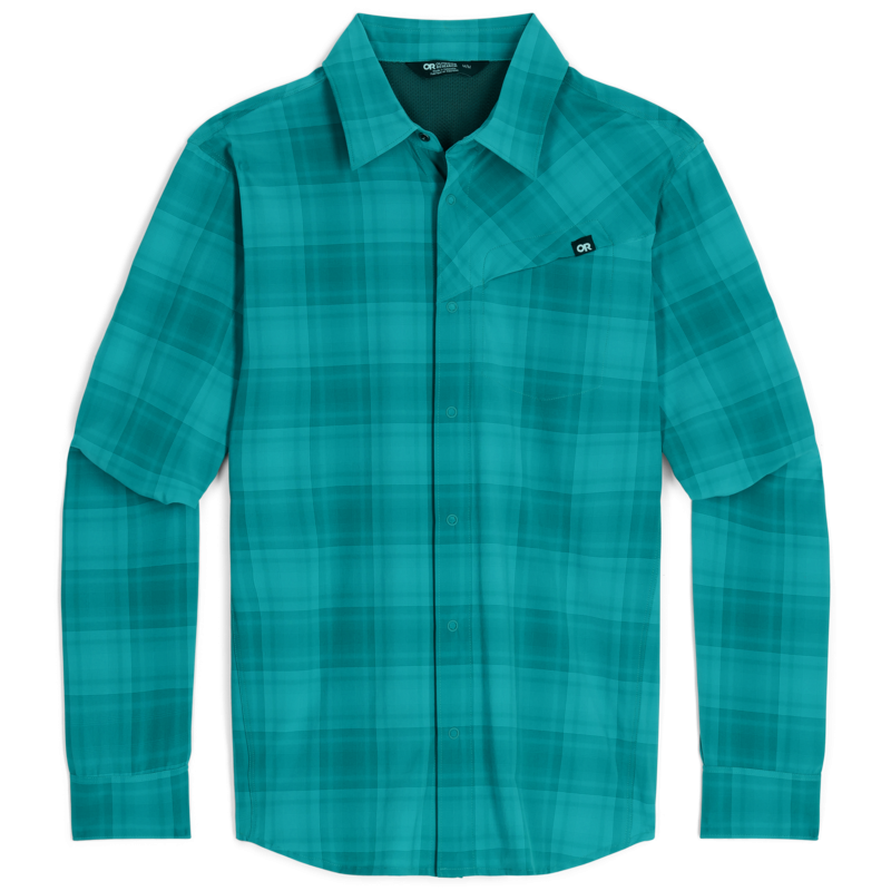 Astroman Men's Long Sleeve Sun Protection Shirt - UPF 50+ UV Blocking Fishing Hiking Outdoor Shirt for Summer Activities