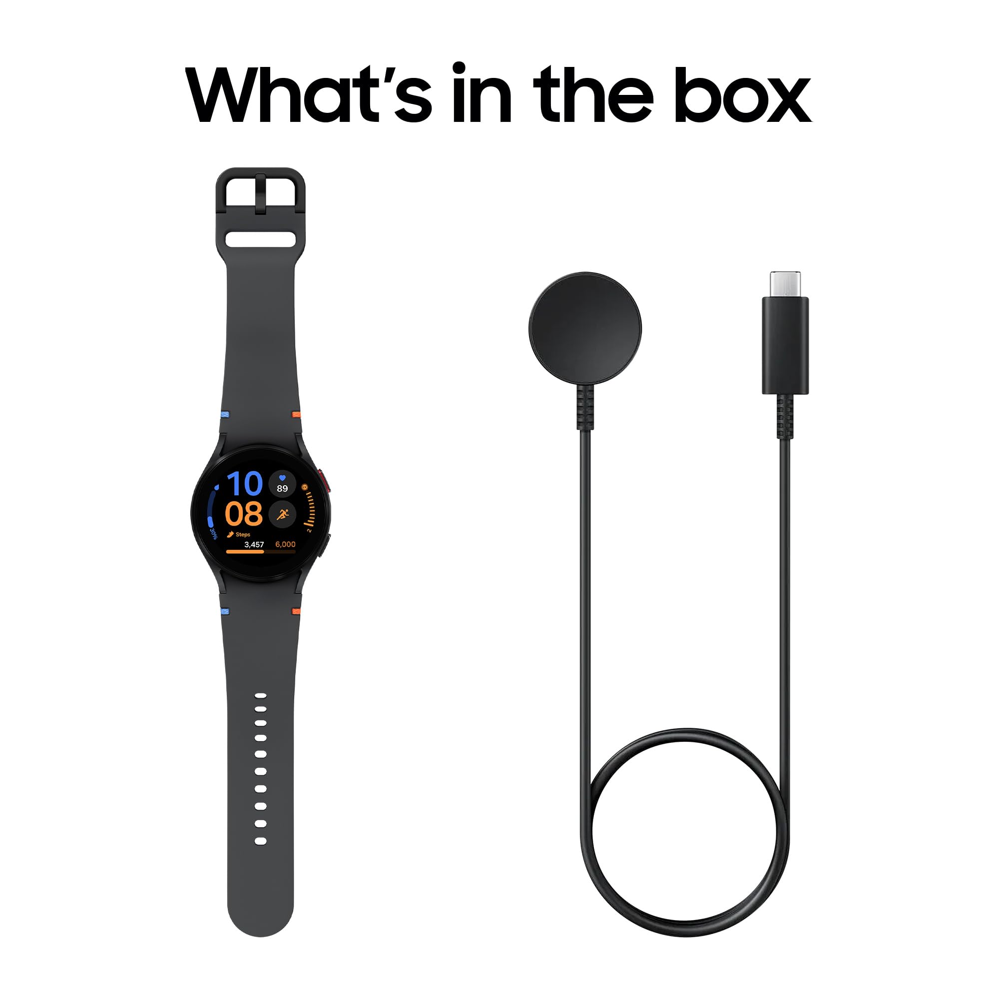 Samsung Galaxy Watch FE 40mm Smartwatch - Fitness & Health Tracker, Bluetooth, Black (UK Version) | Heart Rate Monitor, Sleep Tracking, Water Resistant for Running, Swimming & Daily Use