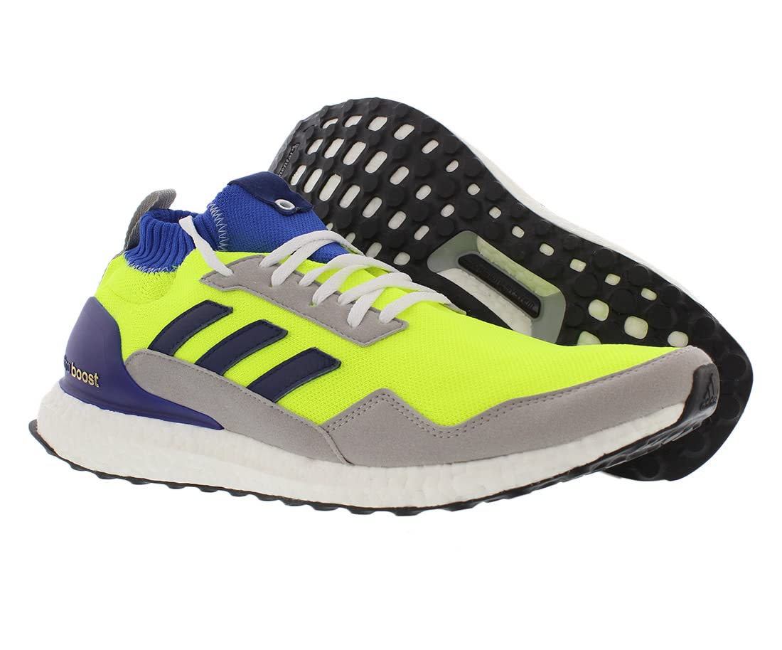 adidas Ultra Boost Mid Men's Running Shoes Size 13 - Volt/Royal Color | Lightweight Cushioned Sneakers for Jogging, Gym & Everyday Wear