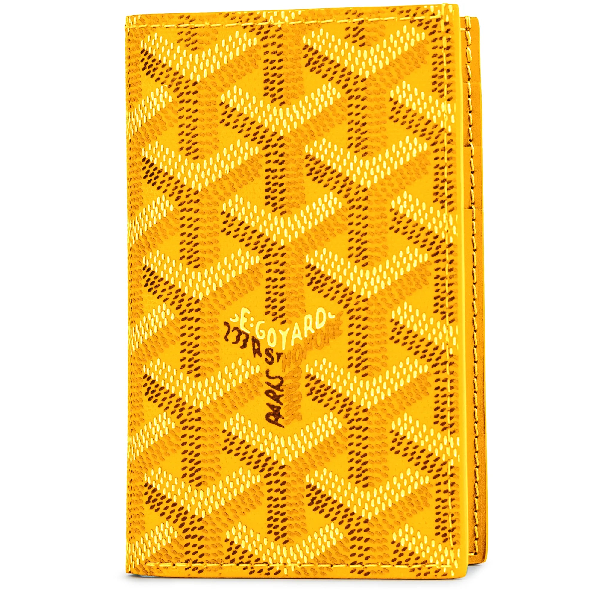 Goyard Saint Pierre Card Wallet in Yellow | Luxury Leather Card Holder for Men & Women | Perfect for Travel, Business & Everyday Use