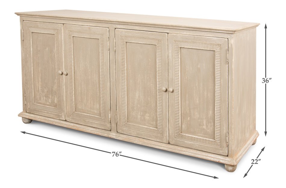 Seacrest Sideboard - Modern Wood Buffet Cabinet with Storage for Dining Room, Living Room & Entryway | Stylish & Functional Home Decor
