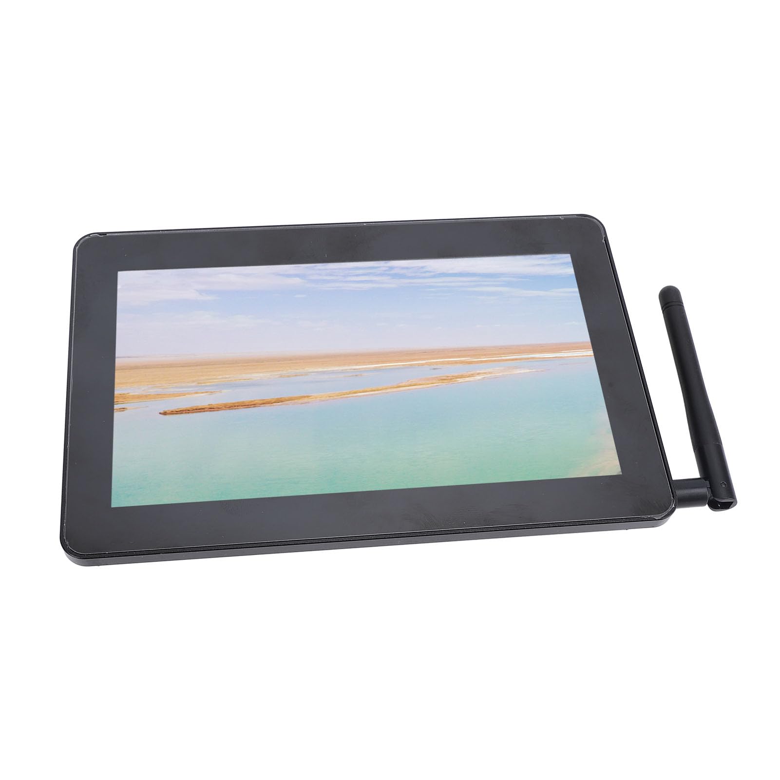 ASixxSix 7 Inch Capacitive Touch Screen Monitor - 1024x600 HD Resolution, Android 7.1.1 OS, WiFi & HDMI Connectivity, USB-Powered Industrial Panel PC with Antenna - Perfect for Digital Signage, Kiosk Systems, Factory Automation, and Smart Home Control (UK Version)