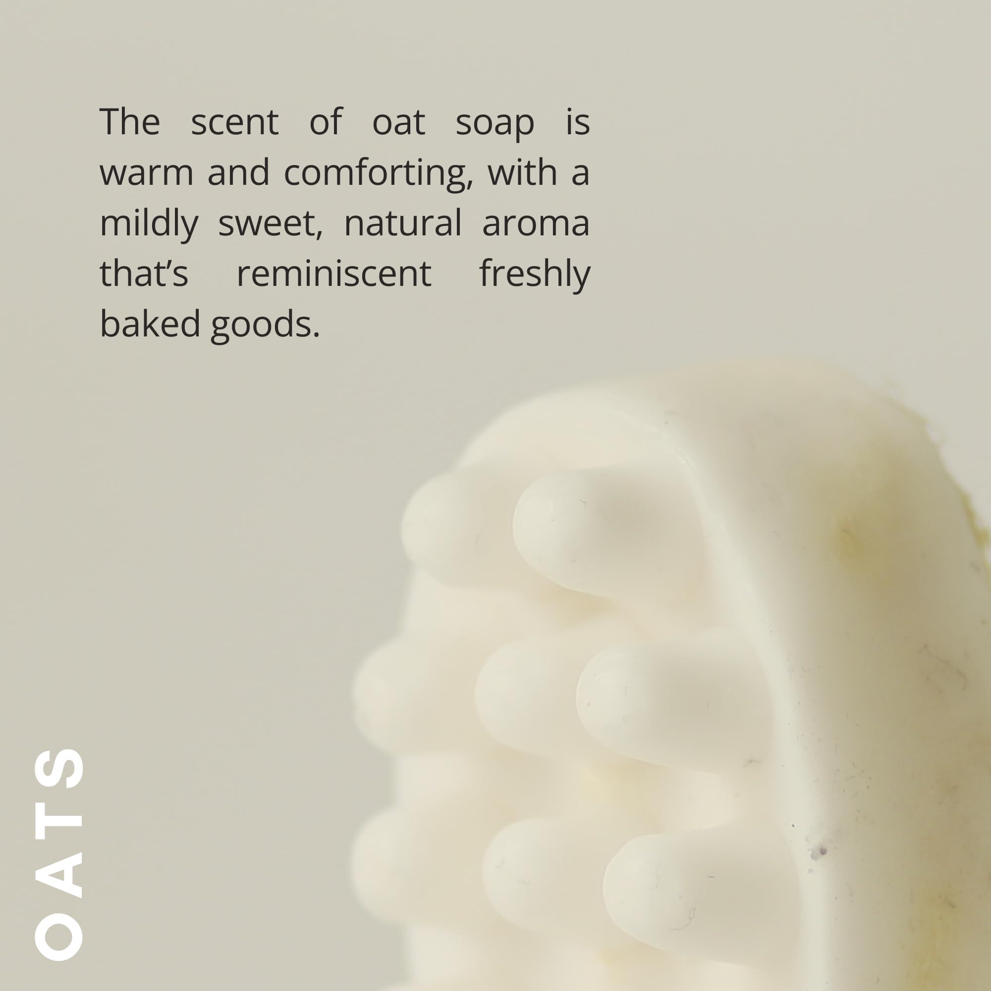 Daily Rituals Oatmeal Scented Massage Bar Soap with Loofah - Exfoliating Body Scrub for Deep Cleansing & Oil Removal - Perfect for Shower, Spa & Self-Care Routine