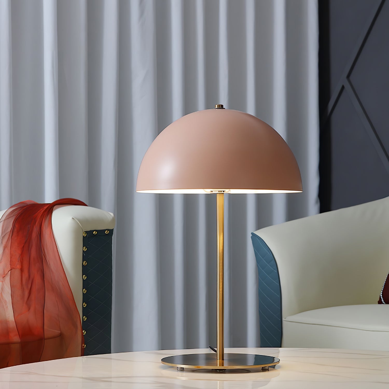 Hanna Table Lamp - Modern LED Nightstand Lamp with USB Port, Touch Control, 3 Color Temperatures - Perfect for Bedroom, Living Room, Office & Reading Light