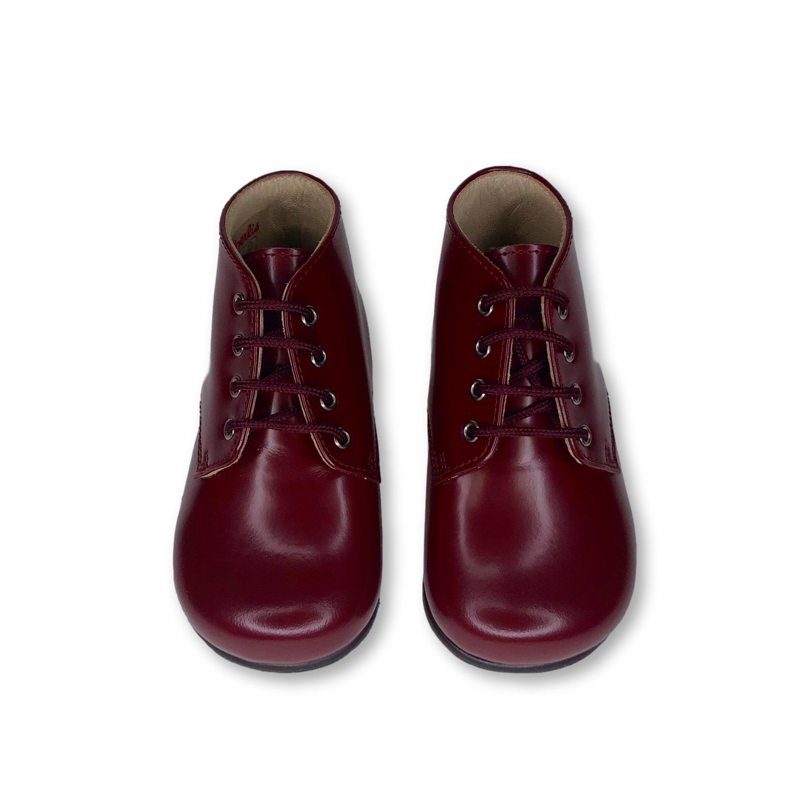 Beberlis Women's Burgundy Florentine Lace Up Ankle Boots - Stylish & Comfortable for Work, Party & Fall Fashion