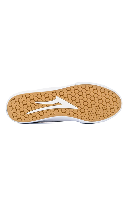 Lakai Flaco II Mid Mens Skate Shoes - White/Tobacco - High Top Sneakers for Skateboarding & Streetwear Fashion