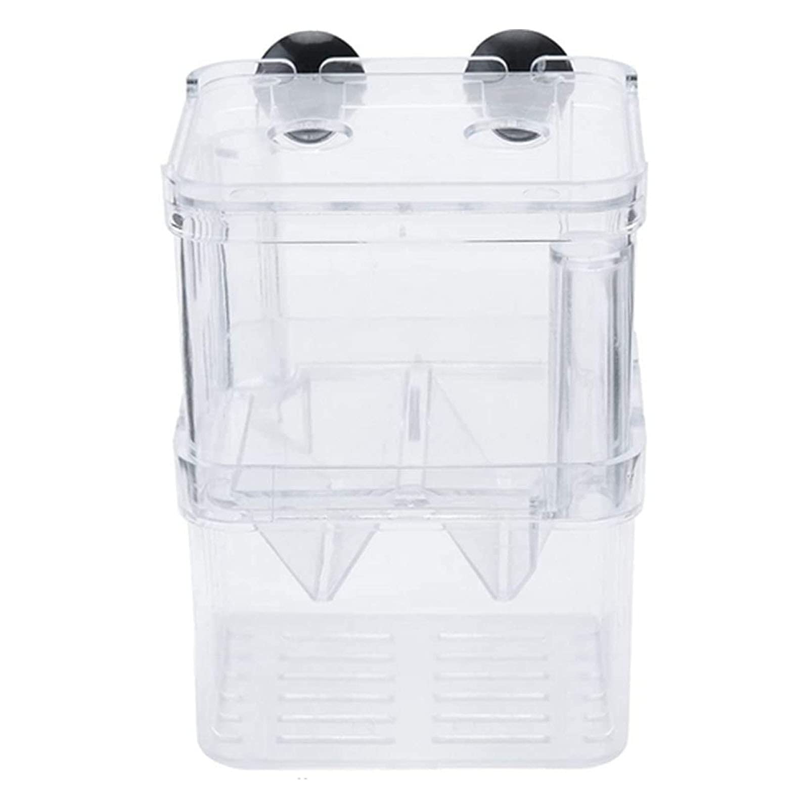Plastic Aquarium Fish Breeder Box - Isolation Breeding & Hatching Incubator for Baby Fish, Shrimp, Clownfish, Guppy (Small) | Perfect for Home Aquariums, Fish Farms & Breeding Tanks