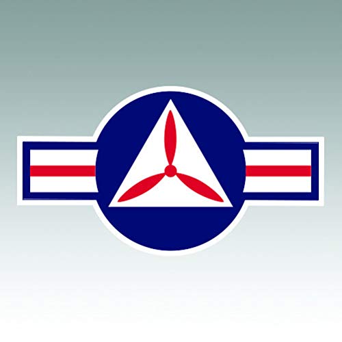 USAF Civil Air Patrol Roundel Sticker - 5.00