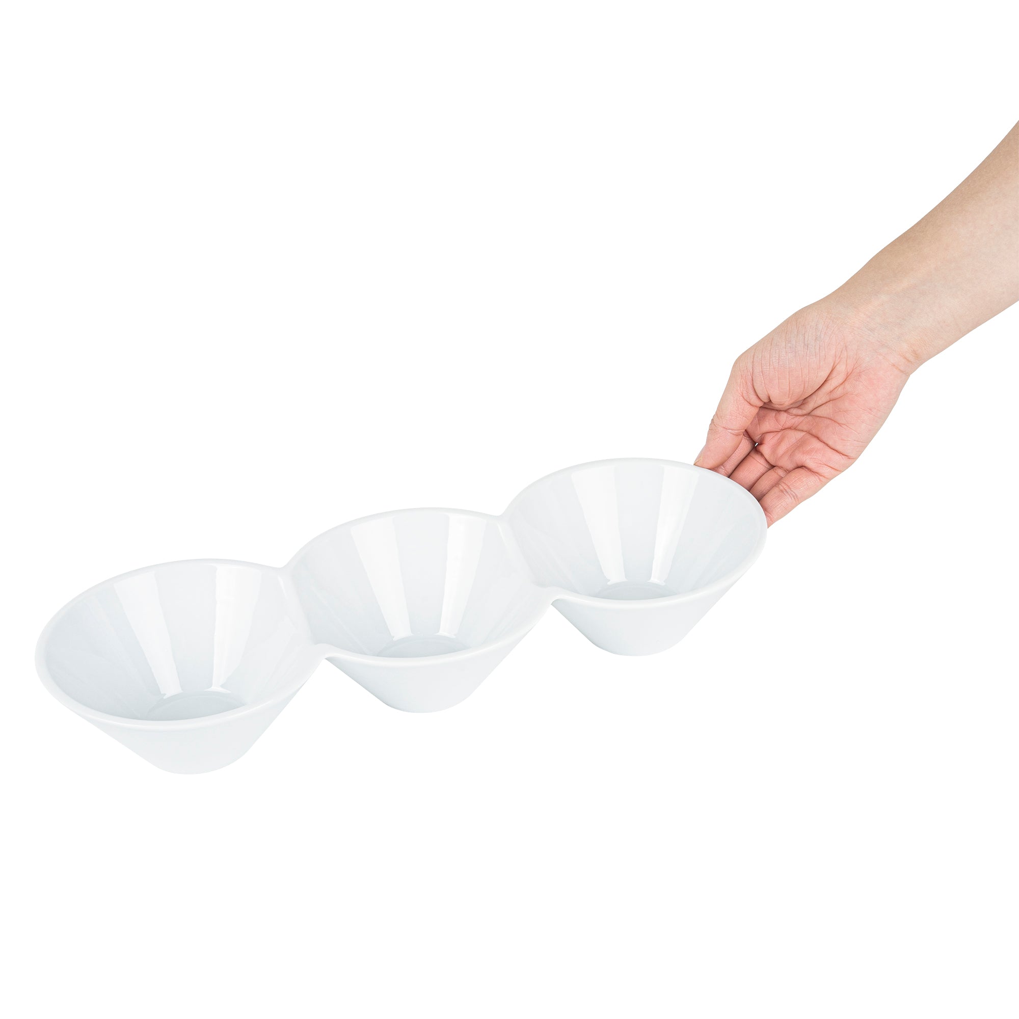 18 oz Round White Porcelain Modern Bowl Set - 13.5 x 5 x 2.25 Inches - 1 Count Box - Perfect for Soup, Salad, Cereal & Home Decor