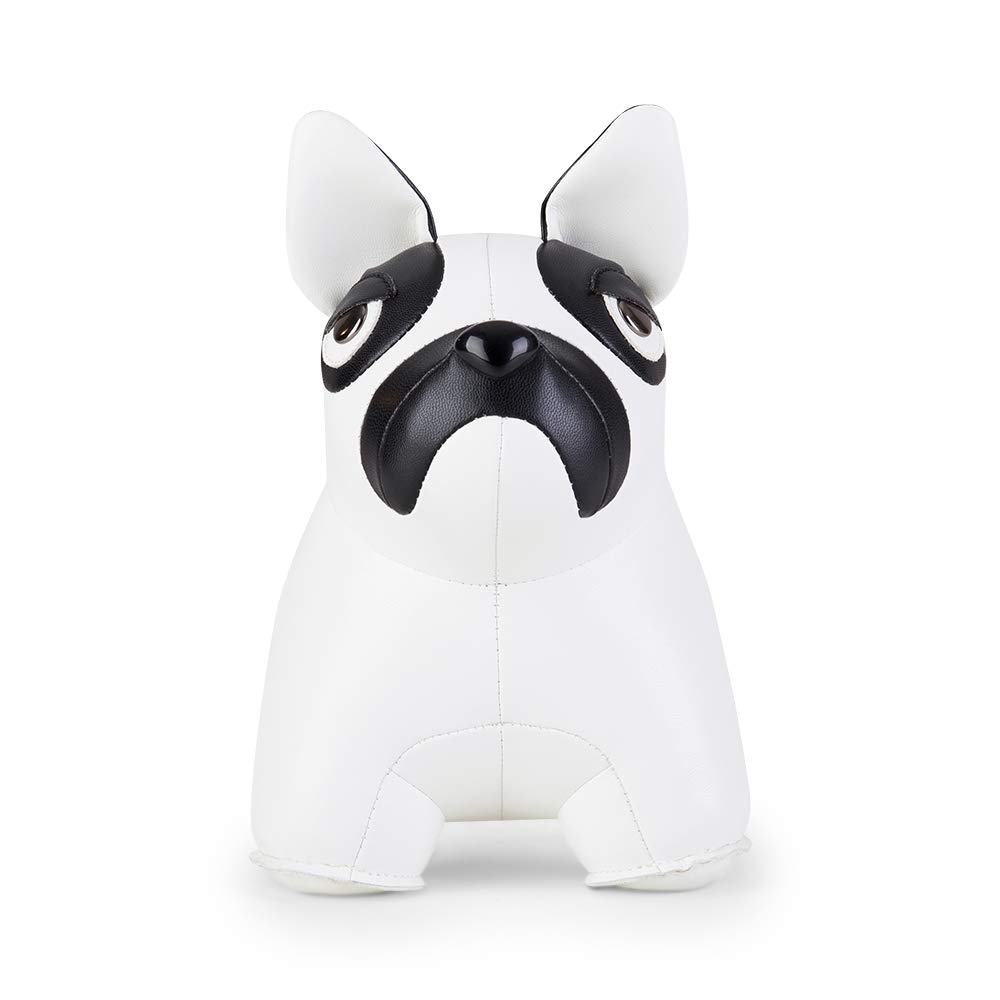 Zuny Classic Series Black French Bulldog Bookends - Stylish Office & Shelf Decor for Home, Study, and Library Organization