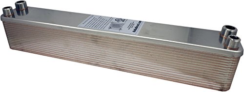 Duda Energy HX3630 30 Plate Stainless Steel Heat Exchanger - 3/4