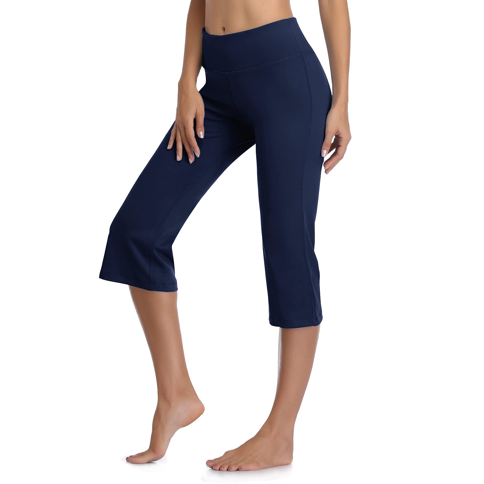 DAYOUNG Women's High Waist Bootcut Yoga Pants - Tummy Control Workout Pants with 4-Way Stretch | Perfect for Yoga, Gym & Casual Wear