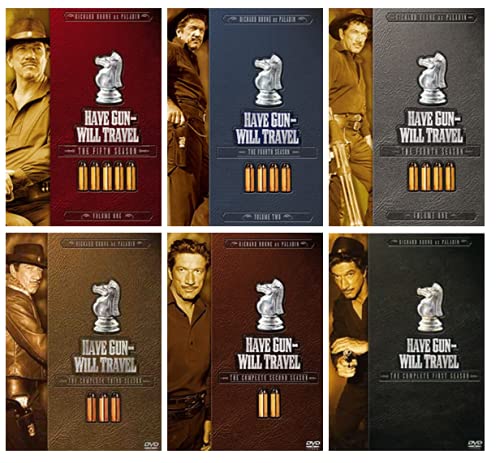 Have Gun Will Travel: Complete Seasons 1-5 DVD Box Set | Classic Western TV Series | Perfect for Western Fans & Collectors | Great for Home Entertainment & Gifts