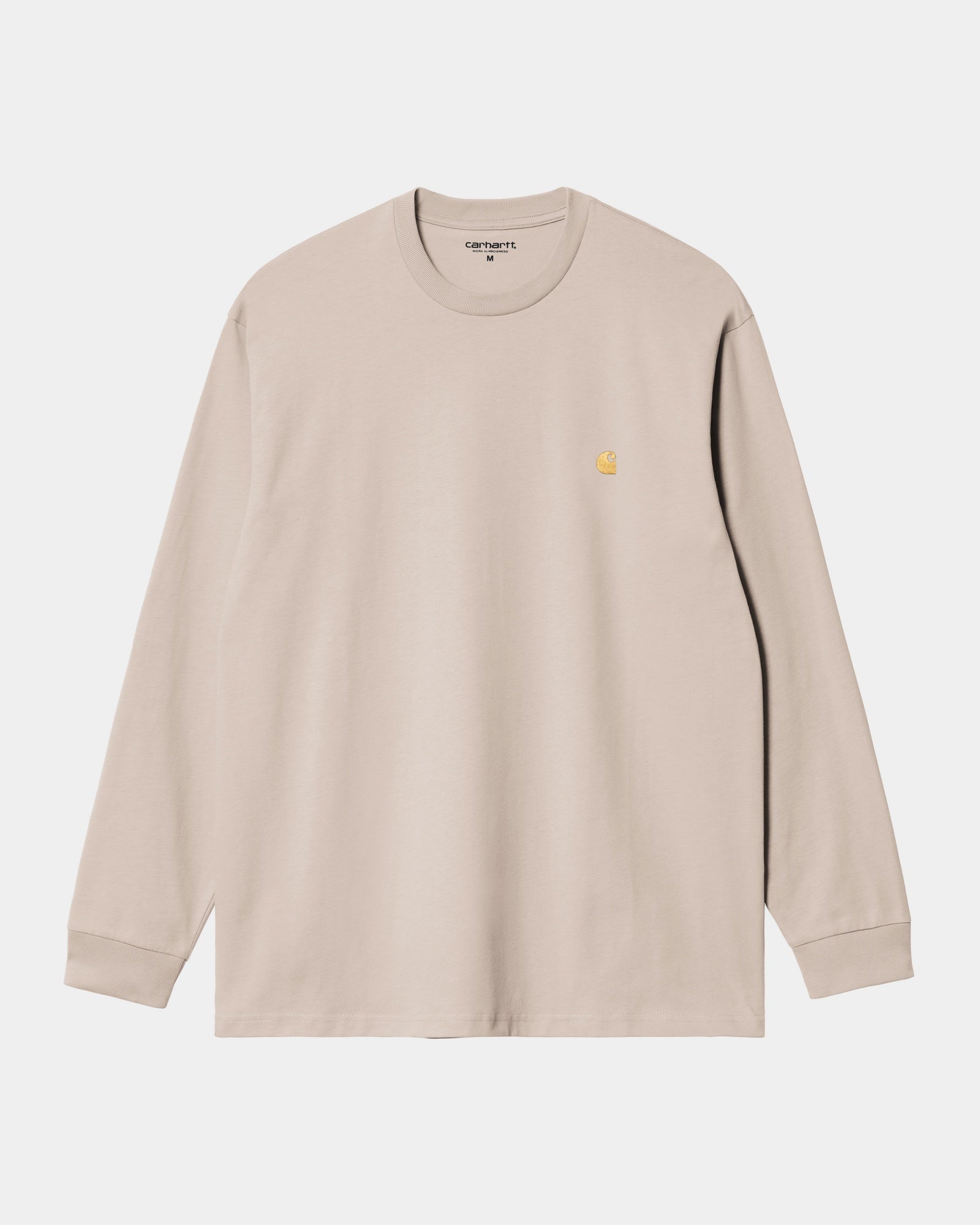 Chase Long Sleeve T-Shirt for Men | Soft Cotton Casual Shirt in Dusky Beige | Perfect for Everyday Wear, Layering & Outdoor Activities