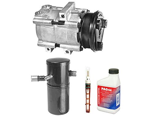 AC Compressor Kit for 1994-1997 Lincoln Town Car - Includes Compressor, Accumulator, Orifice Tube, Oil & O-Rings (Part #W0187-Q759233) - Perfect for AC System Repair & Maintenance