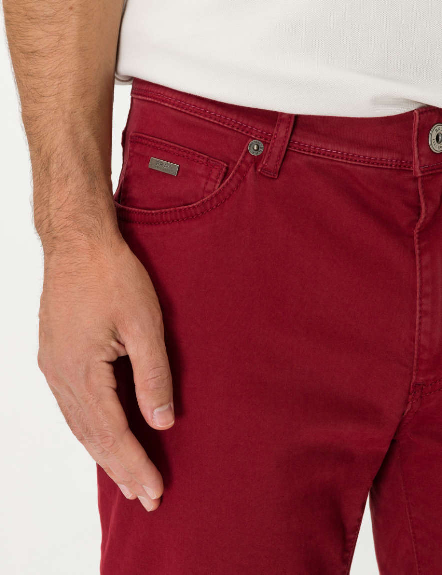 BRAX RED Solid Marathon Cadiz Pants for Men - Comfortable & Durable Work Pants for Running, Hiking & Outdoor Activities