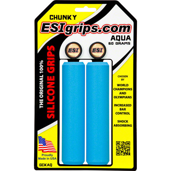 32mm Chunky Silicone Grips for Tools & Utensils - Non-Slip Aqua Blue Handles for Better Control - Perfect for Kitchen, Workshop & DIY Projects