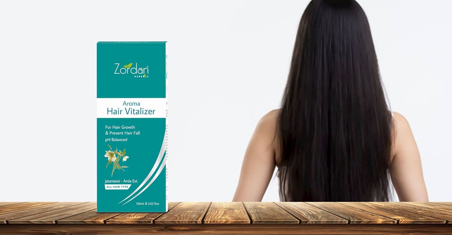 Zordan Hair Growth Serum - Natural Hair Vitalizer for Thicker, Stronger Hair | Best for Hair Loss Treatment & Scalp Care | Perfect for Daily Use & Styling