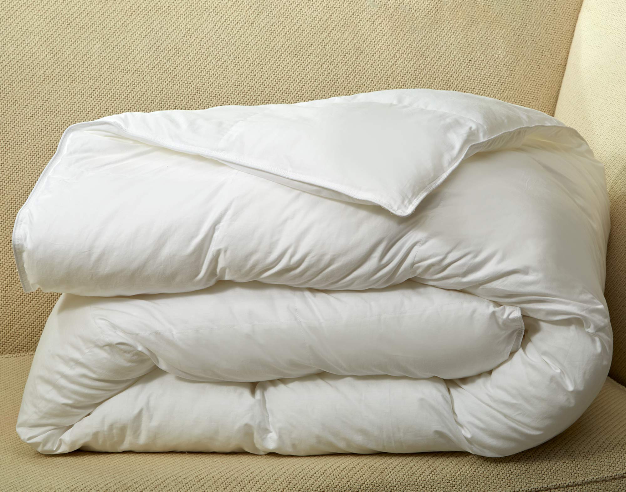 Hypoallergenic Down Alternative Comforter King Size 106x94 Inches - Baffle Box Stitch Design for All-Season Comfort - Perfect for Allergy Sufferers & Luxury Bedrooms