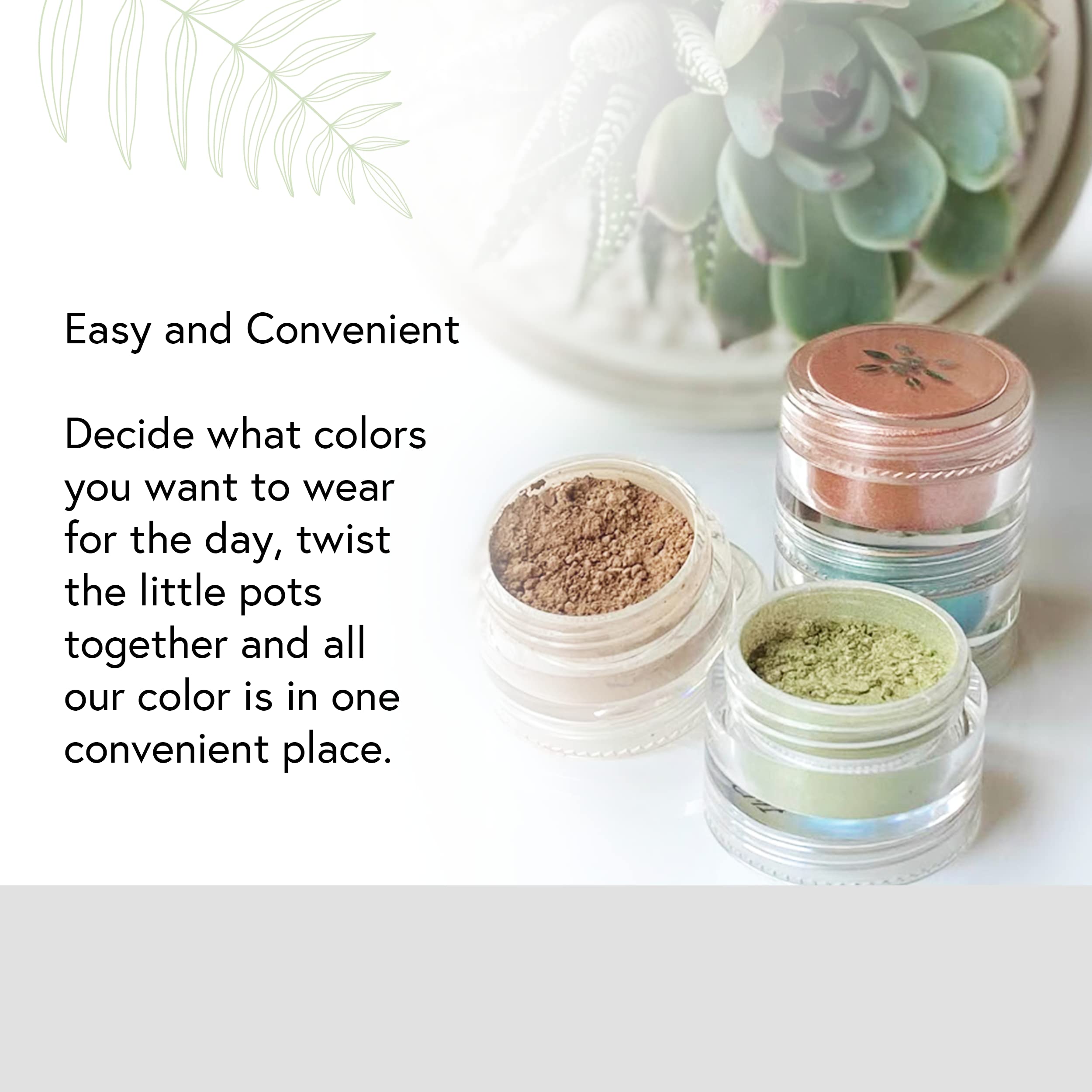 Honeybee Gardens PowderColors Clean Mineral Eye Shadow - Satin Sheets in Pale Sparkly Peach With Gold Highlights | Vegan, Cruelty-Free Makeup | Perfect for Everyday Wear & Special Occasions | 2g